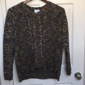 Multi colored sweater